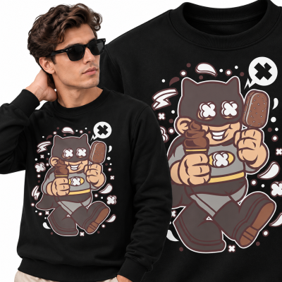 BLUZA ANIMOWANA   SUPERHERO BAT KID